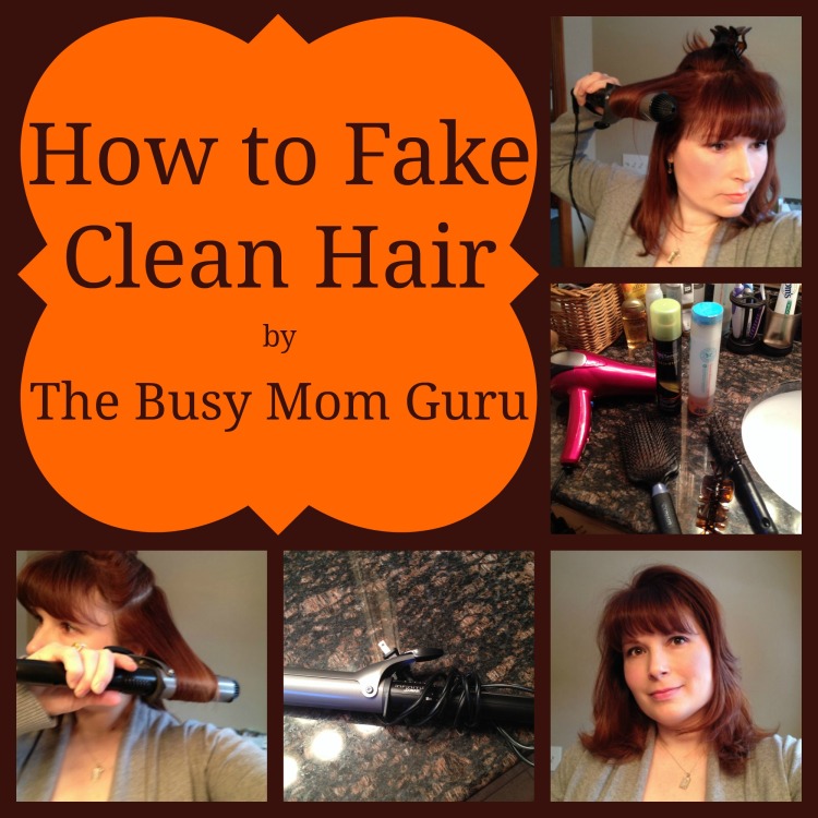 How to Fake Clean Hair